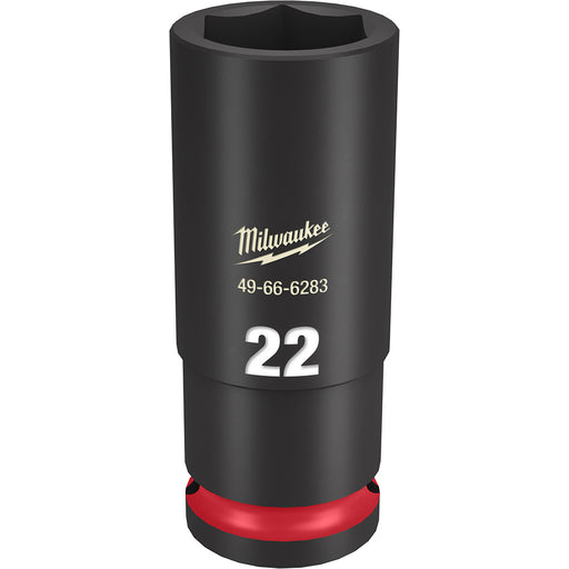 Milwaukee 49-66-6283 SHOCKWAVE Impact Duty™  1/2"Drive 22MM Deep 6 Point Socket