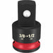 Milwaukee 49-66-6723 SHOCKWAVE Impact Duty  3/8" Drive Female x 1/2" Drive Male Adapter