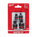 Milwaukee 49-66-6742 SHOCKWAVE Impact Duty™  1/4"-1/2"Drive  Adapter Set - 2