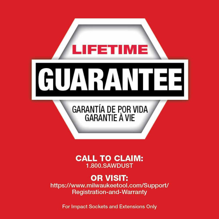 Milwaukee 49-66-6802 Shockwave Impact Duty Socket 1/2" Drive 15-Piece SAE Packout Set - 8