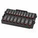 Milwaukee 49-66-6816 Shockwave Impact Duty Socket 3/8" Drive 19-Piece MM Tray Set