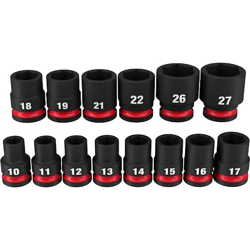 Milwaukee 49-66-7013 14PCSHOCKWAVE Impact Duty™ 1/2" Drive Metric Standard 6 Point Socket Set - 2