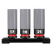 Milwaukee 49-66-7830 SHOCKWAVE Impact Duty 1/2 Drive Metric 3PC Lug Nut Wheel Socket Set