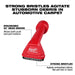 Milwaukee 49-90-2043 AIR-TIP Automotive Detail Brush Vacuum Accessory - 3