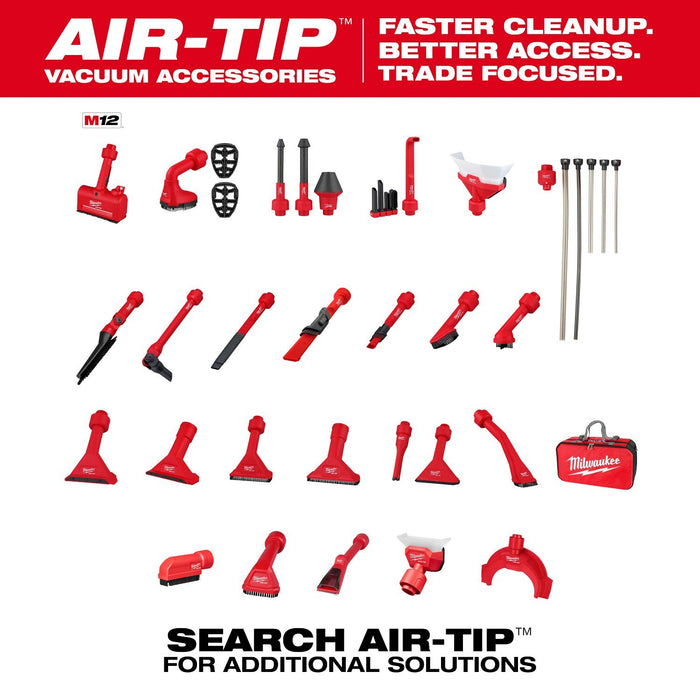 Milwaukee 49-90-2043 AIR-TIP Automotive Detail Brush Vacuum Accessory - 9