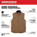 Milwaukee 801BR-M Heavy Duty Sherpa-Lined Vest - Brown M - 4