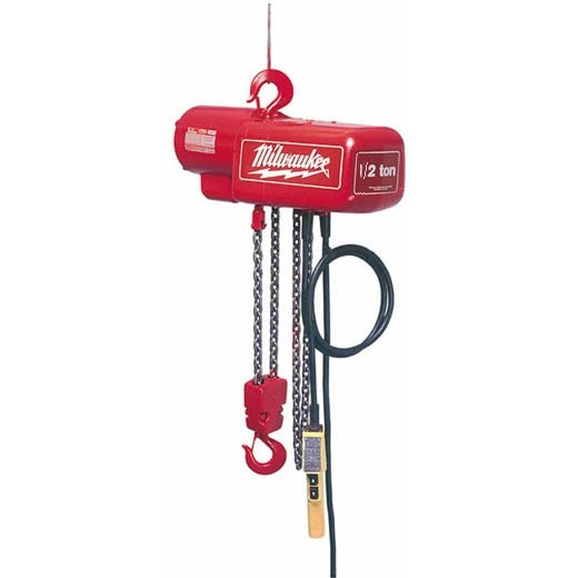 Milwaukee 9568 1 Ton Electric Chain Hoist - 10 ft.