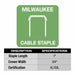 Milwaukee MNM1-600 1" Insulated Cable Staples - 2