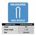 Milwaukee MPU112-960 1.5" 9 Gauge Galvanized Staples - 2