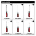 Milwaukee MT200-6 6PC Cushion Grip Screwdriver Kit (USA) - 4