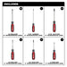 Milwaukee MT200-6 6PC Cushion Grip Screwdriver Kit (USA) - 4