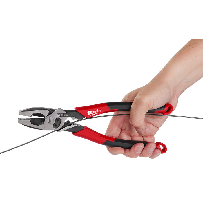 Milwaukee MT550C 9" Lineman's Comfort Grip Pliers w/ Crimper and Bolt Cutter (USA) - 9