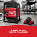 Milwaukee MXF002-2XC MX FUEL CARRY-ON Portable 3600W/1800W Push Start Battery Powered Power Supply Generator Kit w/ Two Batteries - 10
