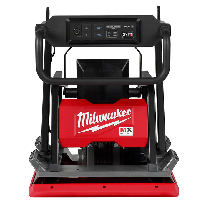 Milwaukee MXF220-2HD MX FUEL Lithium-Ion 20 in. Plate Compactor Kit with (2) FORGE HD12.0 Batteries and (1) MX FUEL Super Charger - 8