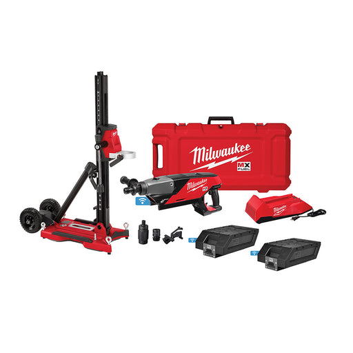 Milwaukee MXF301-2CXS MX FUEL Handheld Concrete Core Drill Kit w/ Stand, Two Batteries and Charger