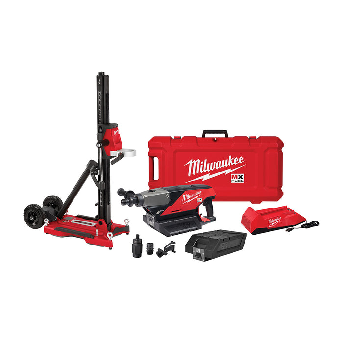 Milwaukee MXF301-2CXS MX FUEL™ Handheld Core Drill Kit w/ Stand - 10