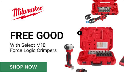 Milwaukee - Free Good with Select M18 FORCE LOGIC Crimper