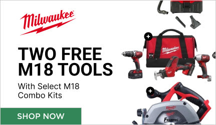 Milwaukee - Two Free M18 Tools with Select M18 Combo Kit