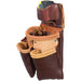 Occidental Leather 5018DBLH Left Handed 3 Pouch Pro Tool Bag with Tape Measure Pouch - 5