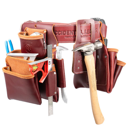 Occidental Leather 5080DBM Medium Pro Framer Set with Double Outer Bag - 2