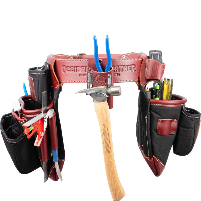 Occidental Leather 8580M Medium FatLip Tool Bag Set - 3