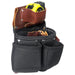 Occidental Leather B8018DB Black OxyLights 3 Pouch Tool Bag with Tape Measure Pouch - 4