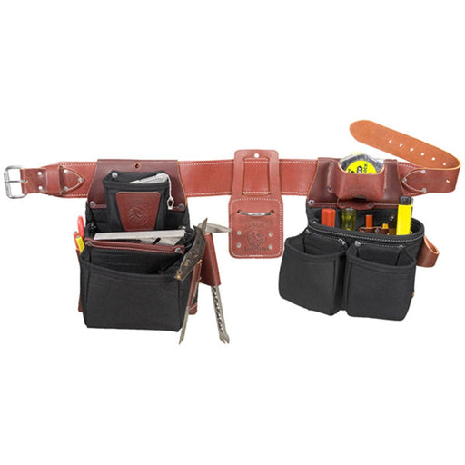 Occidental Leather B8080DBLG Large Black OxyLights Framer Set with Double Outer Bags