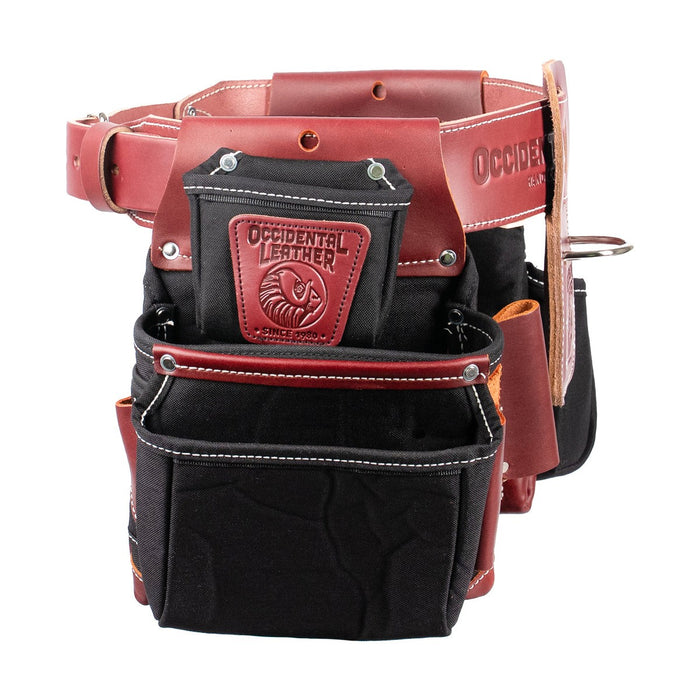 Occidental Leather B8080DBM Medium Black OxyLights Framer Set with Double Outer Bags - 4
