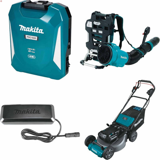 Makita PDC1500 Power Supply Kit W/ Blower, Charger and FREE Mower