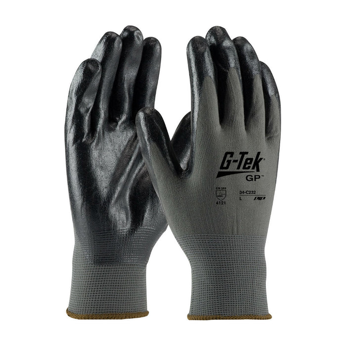 PIP Industrial Products 34-C232/XL Seamless Nylon Glove W/Foam Nitrile, Continuous Knit Cuff XL