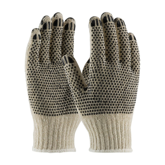 PIP Industrial Products 36-C330PDD/S Seamless Knit Cotton/Polyester Glove with PVC Dotted Grip - Double-Sided, Small