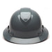 Pyramex HP54113V Ridgeline Vented Full Brim Hard Hat 4 Pt Ratchet Suspension Grey - 2