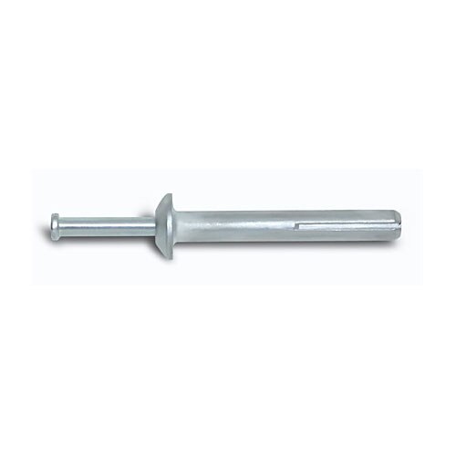 Powers Fasteners 02814-PWR 1/4" x 1-1/4" Zamac Alloy Nailin Drive Pin Anchors with Carbon Steel Nail, Mushroom Head