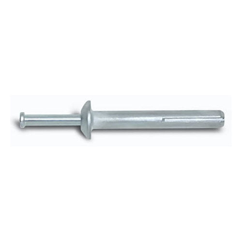 Powers Fasteners 02826-PWR 1/4" X 2" Mushroom Head Zamac Nailin Anchor, 100 Pack