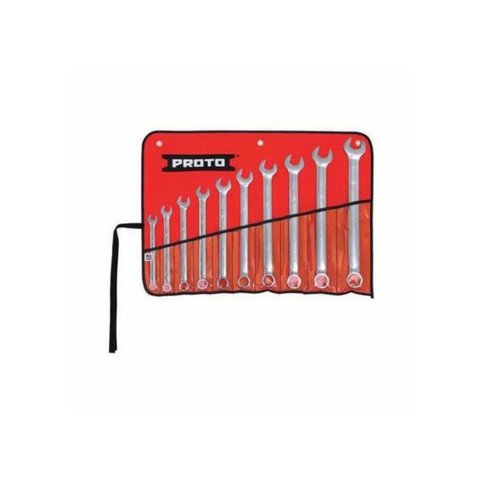 Proto J1200GHASD-T500 6-Point Full Polish Combination ASD Wrench Set (10 Piece)