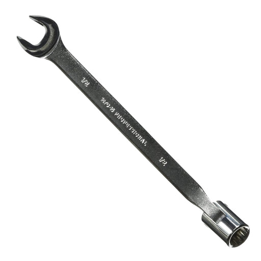 Proto J1270-16 Satin Finish SAE 1/2" Combination Flex Head Wrench, 12 Point