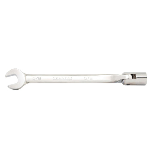 Proto J1270-20A Satin Finish SAE 5/8" Combination Flex Head Wrench12 Point