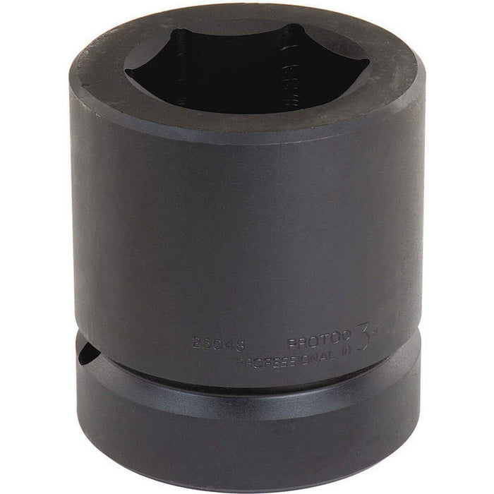 Proto J25056 2-1/2" Drive 3-1/2" 6-Point Standard Length Impact Socket