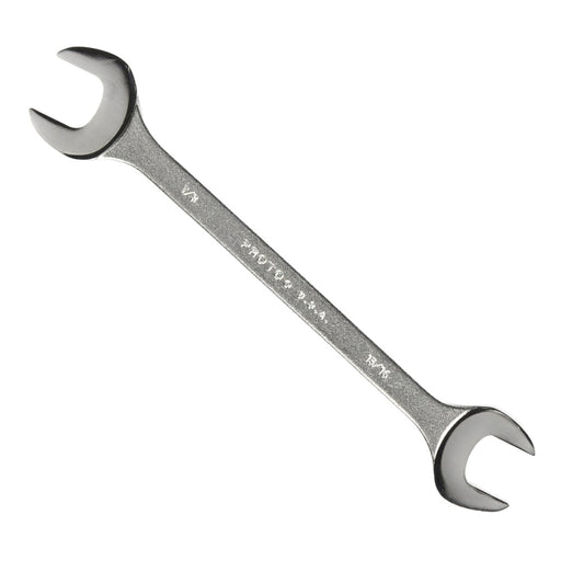 Proto J3440 Extra Thin Satin Finish 13/16", 7/8" Double Open End Wrench, SAE, 10"