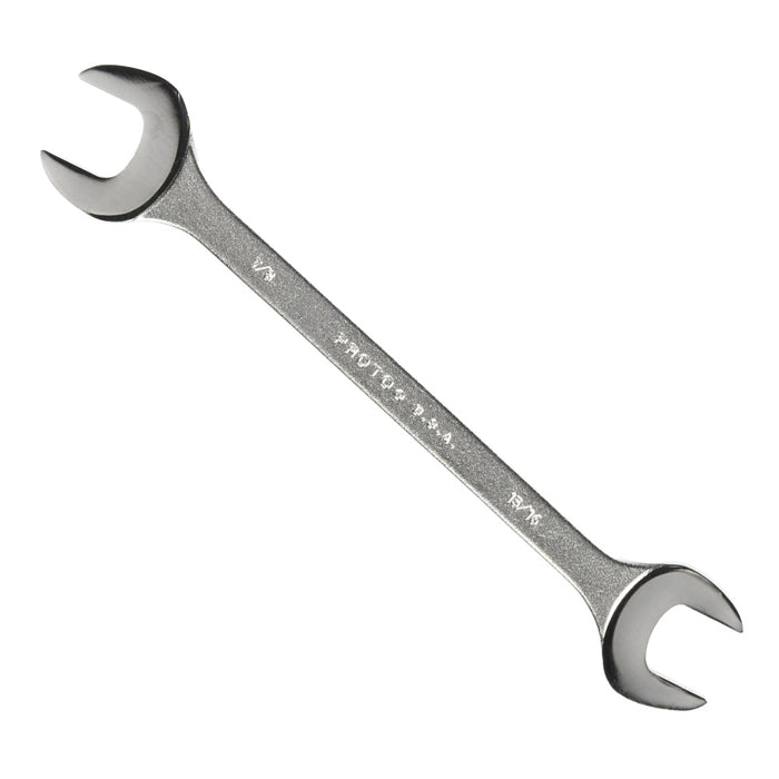 Proto J3440 Extra Thin Satin Finish 13/16", 7/8" Double Open End Wrench, SAE, 10"