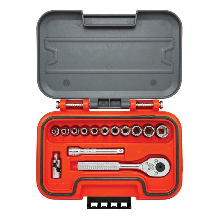Proto J47114S 1/4" Drive SAE 6 Point Socket Set (14 Piece)