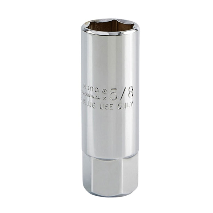 Proto J5020-50 3/8" Drive Chrome Finish Spark Plug Socket, 2-1/2", 6 Point
