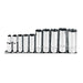 Proto J52111 10-Pieces 3/8" Drive SAE Chrome Socket Set, 6 Point