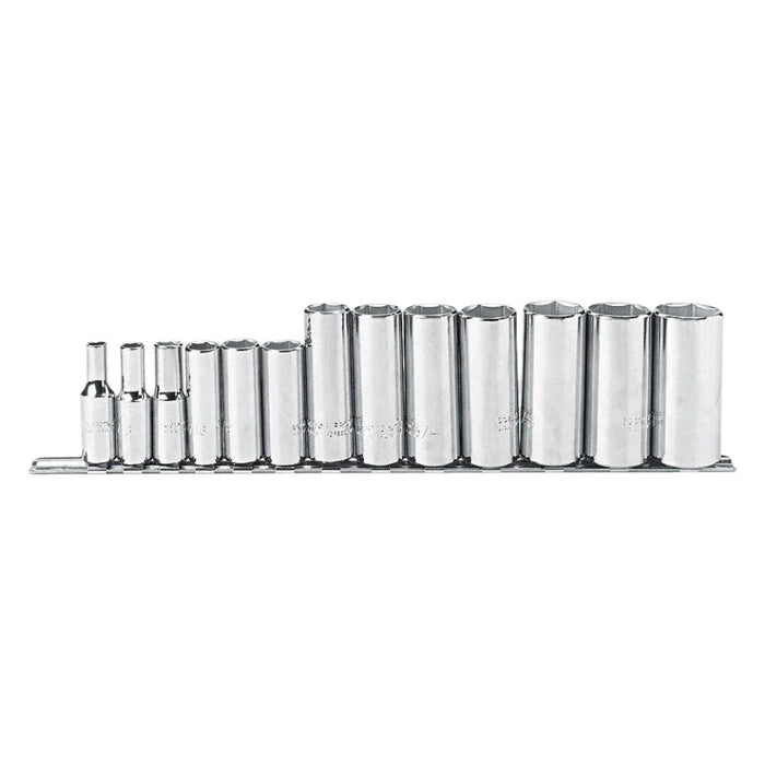 Proto J52114 3/8 Drive 13 Pc. Deep Socket Set - 6 Point
