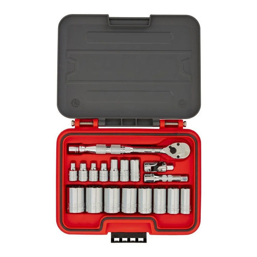 Proto J52119AS 3-8" Drive SAE 12 Point AERO Socket Set (19 Piece)