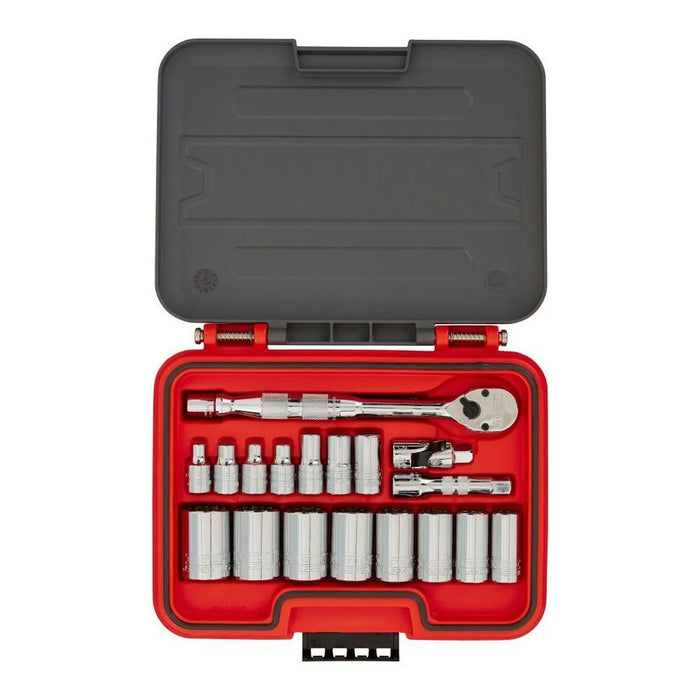 Proto J52119AS 3-8" Drive SAE 12 Point AERO Socket Set (19 Piece)