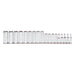 Proto J52203 18-Pieces 3/8" Drive Metric Chrome Socket Set