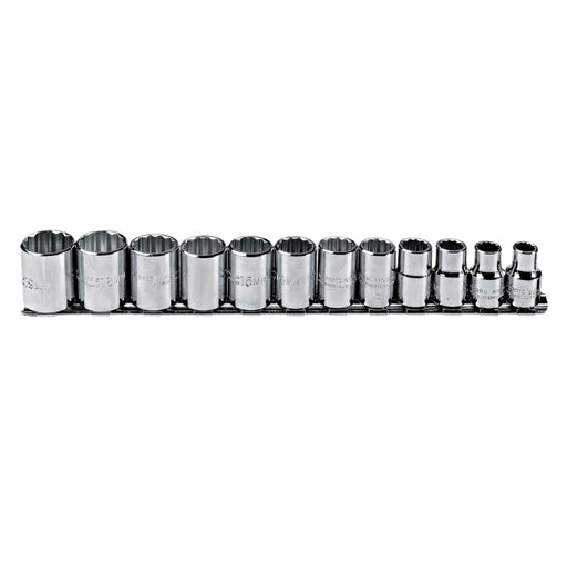 Proto J52216 3/8 Drive 12 Pc. Metric Socket Set - 12 Point