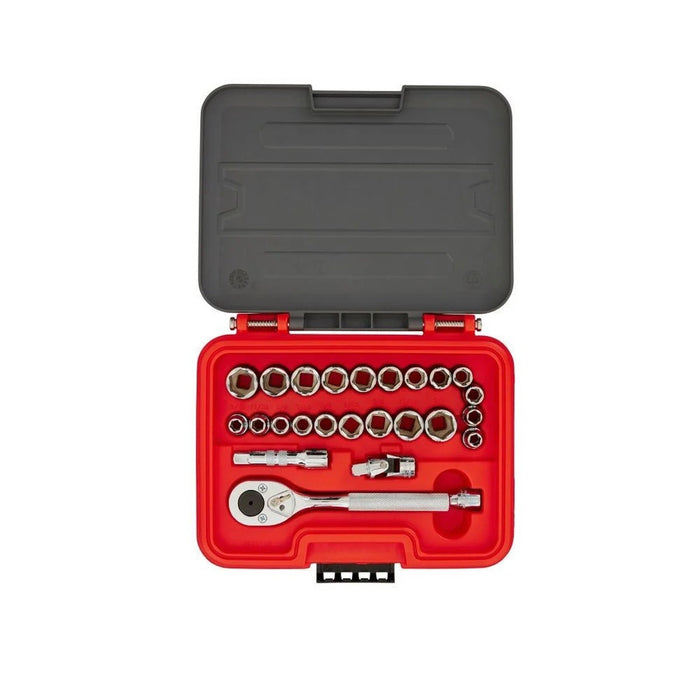 Proto J52325S 3/8" Drive SAE and Metric 6 Point Socket Set (25 Piece)