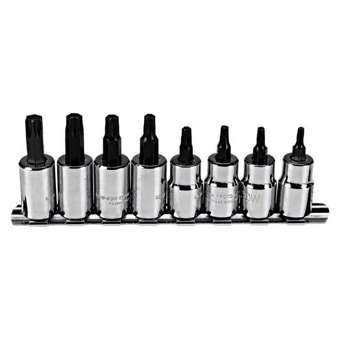 Proto J5239C 3/8" Drive 8 Piece Torx Bit Socket Set